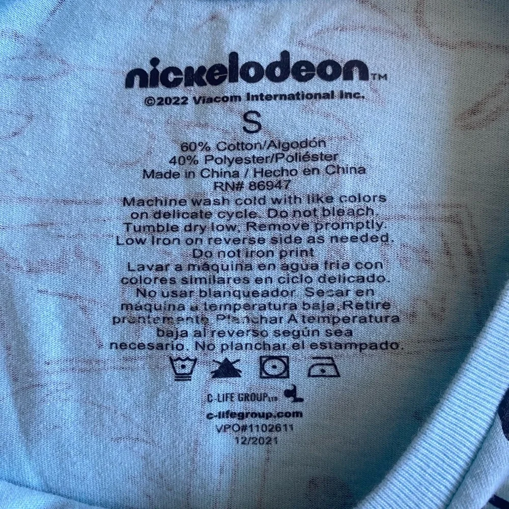 Nickelodeon Hey Arnold!‎ Light Blue Graphic Tee